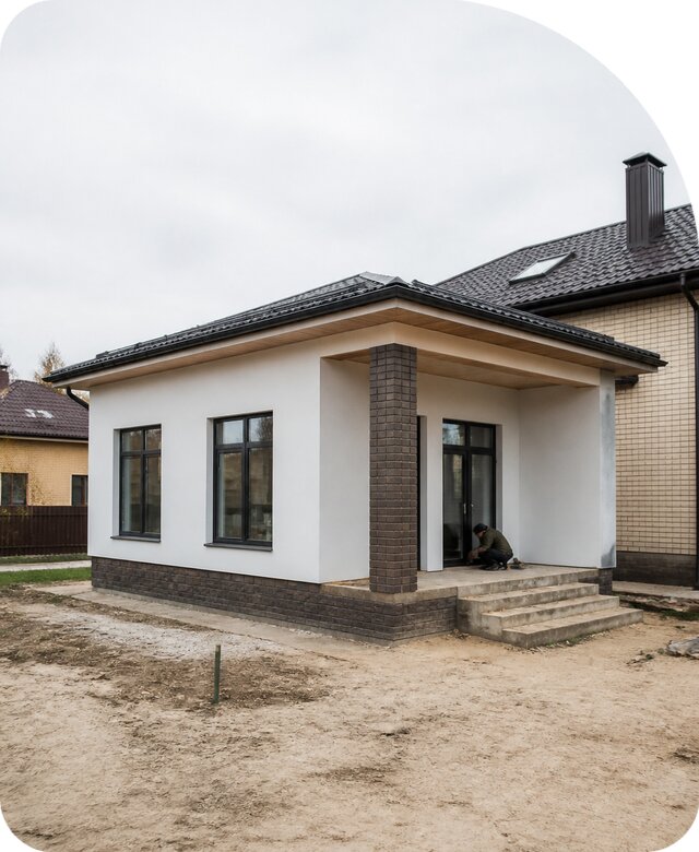 Строительство одноэтажной пристройки в Городце от 455535 р. | РадиДОМА-Грд